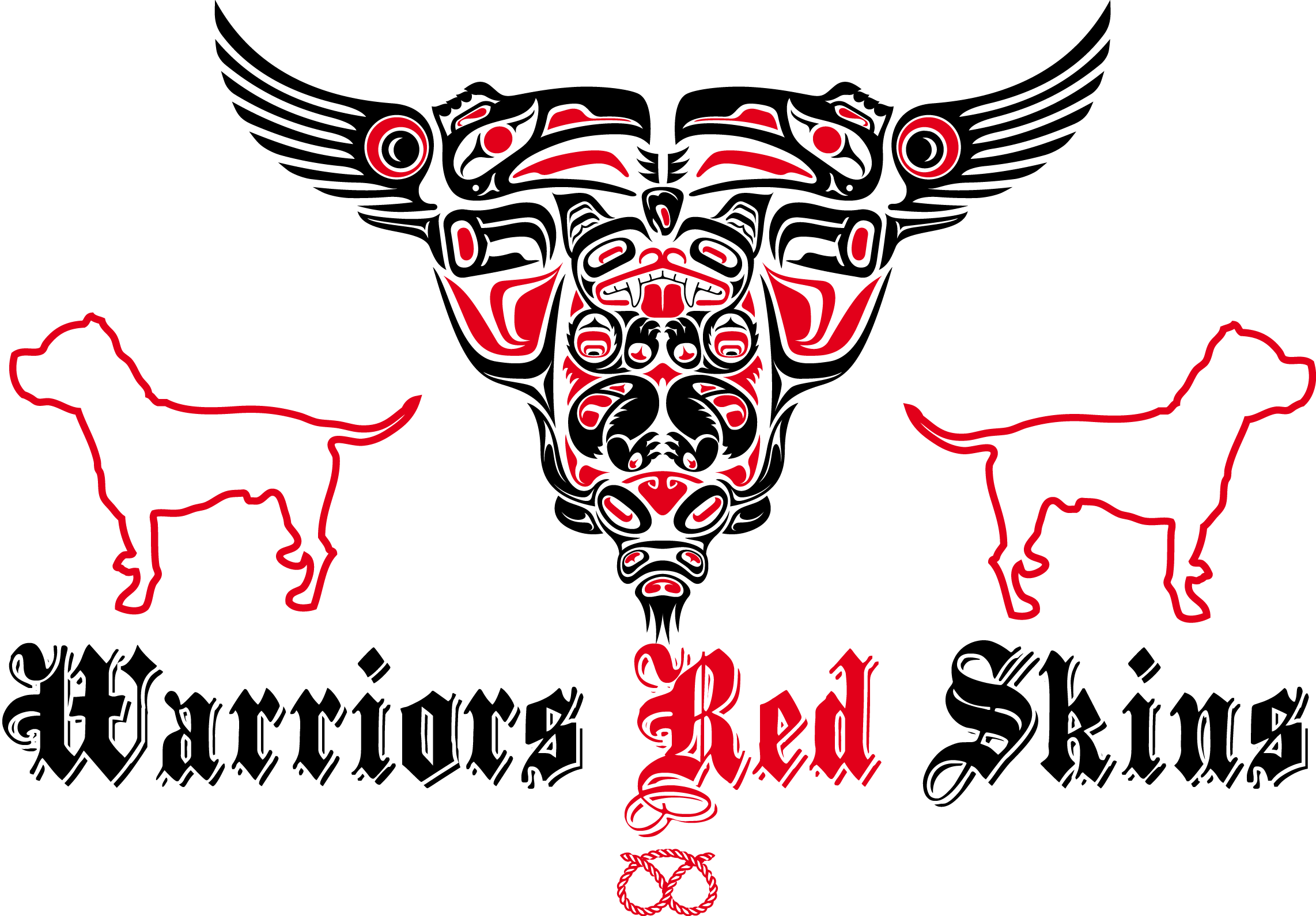 logo de l'élevage Warrior Red Skins